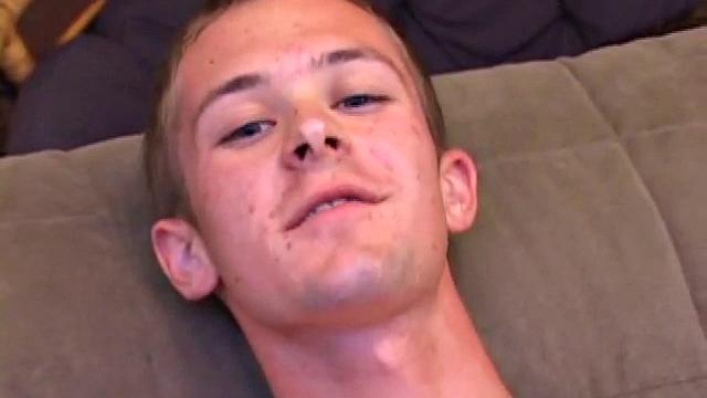 First thing to do is get naked, second thing to do is work up a boner and stroke out a load. Totally focused on the camera, Tommy Nolan is verbal as he does a little self-sucking, and then pumps a huge nut onto his face.