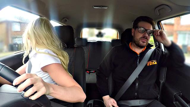 Busty blonde MILF gets her big tits fucked in a wild cowgirl ride