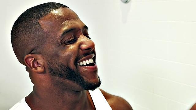 Foot fetish black hunk fists skinny BF n fucks with foot