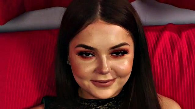 CFNM voyeur amateur femdom babe watches man jerks on her