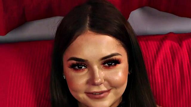 CFNM voyeur amateur femdom babe watches man jerks on her