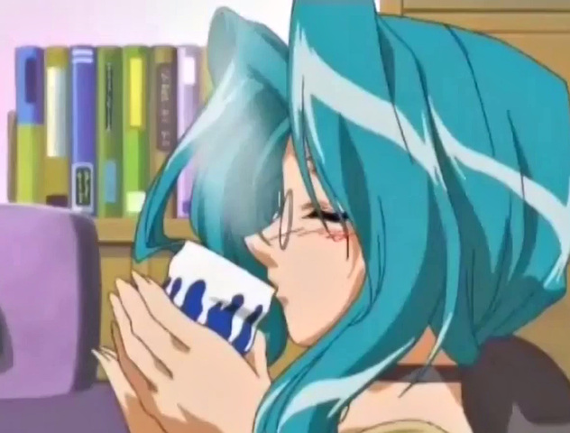 Blonde anime chick with big tits gets her pussy fingered in a cartoon fantasy