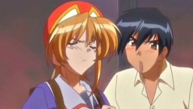 Blonde anime chick with big tits gets her pussy fingered in a cartoon fantasy