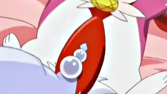 Blonde anime chick with big tits gets her pussy fingered in a cartoon fantasy