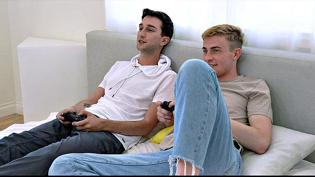 Kai Masters and Braden Taylor Get Oiled Up