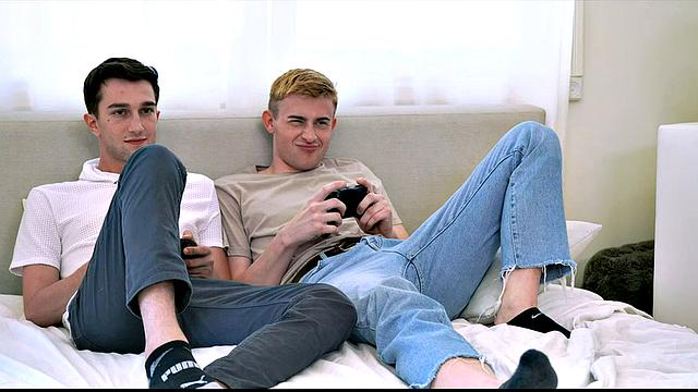 Kai Masters and Braden Taylor Get Oiled Up