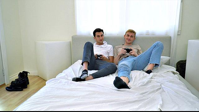 Kai Masters and Braden Taylor Get Oiled Up