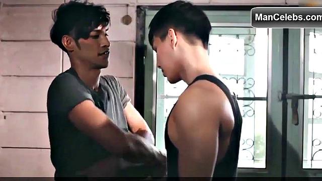 Asian hottie Ameen Sirita gives a raw and dirty blowjob in the heat of the indoors