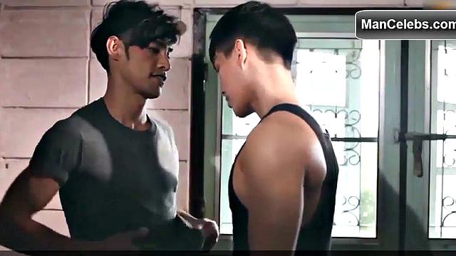 Asian hottie Ameen Sirita gives a raw and dirty blowjob in the heat of the indoors