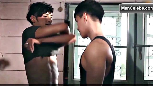 Asian hottie Ameen Sirita gives a raw and dirty blowjob in the heat of the indoors