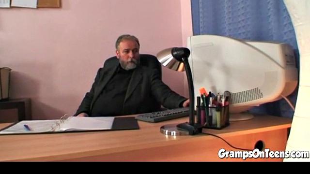 This Lovely 18 year old girl has sex with an old