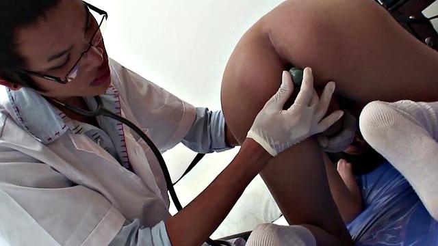 Enema loving twink fooled by doc
