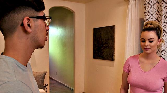 ANALTIME.XXX - Nerdy Boy Tries Anal Sex On Hot Babysitter's Amazing Ass! HARD ROUGH POUNDING