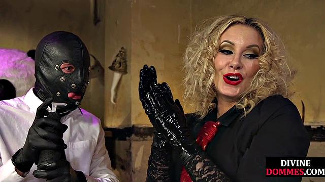 Blonde domina fingerings loser