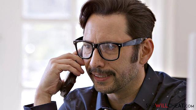 Sexy young blonde Lilly Bell cheats on worthless husband