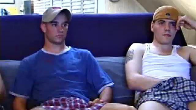 Timmy and Kenny are both gay and Johnny is a curious straight boy. He wants to know how guys do it, so Timmy swallows Kenny's thick cock.