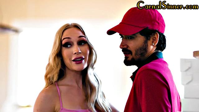 Small-titted 21yo babe penetrated