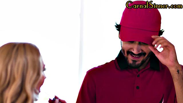 Small-titted 21yo babe penetrated