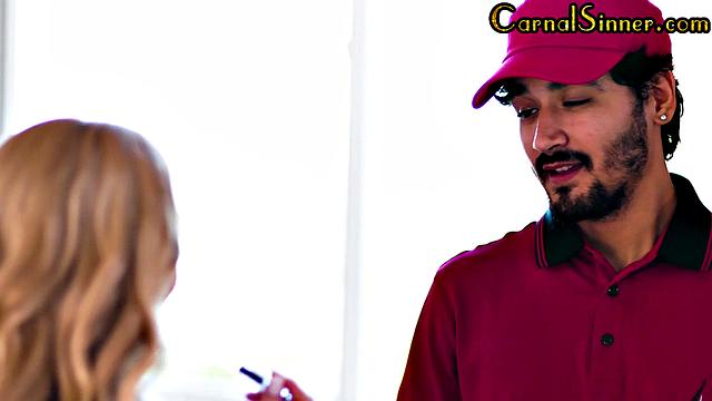 Small-titted 21yo babe penetrated