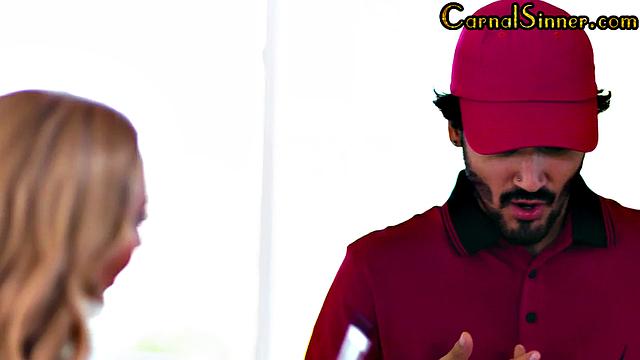 Small-titted 21yo babe penetrated