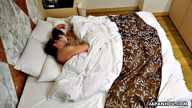 Yu Ito brings lover back to Tokyo love hotel to fuck