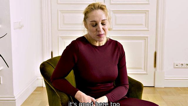 MATURE4K. Awesome interview ends when manager wants hot banging