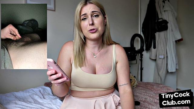 SPH busty amateur babe talks dirty about penises
