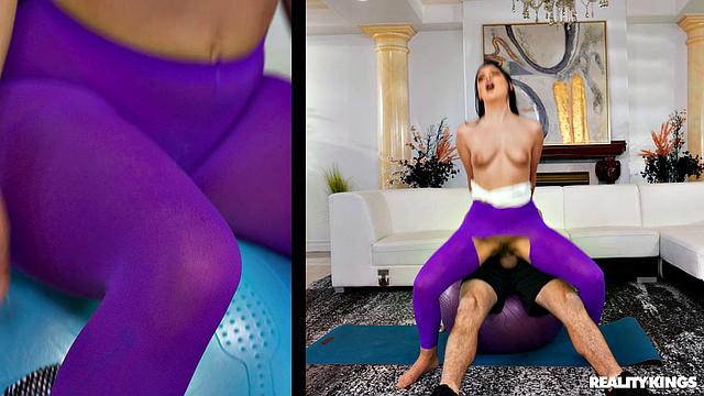 Fitness Vlogger Bangs Trainer