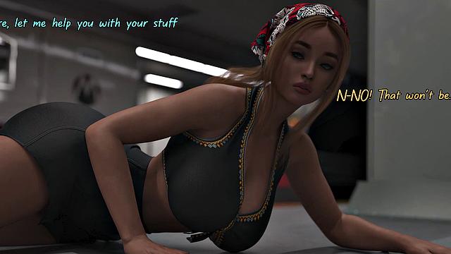 Eager Little Cum Bucket Futa Fucks Herself And Grows A Monster - Comic