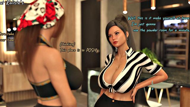 Eager Little Cum Bucket Futa Fucks Herself And Grows A Monster - Comic