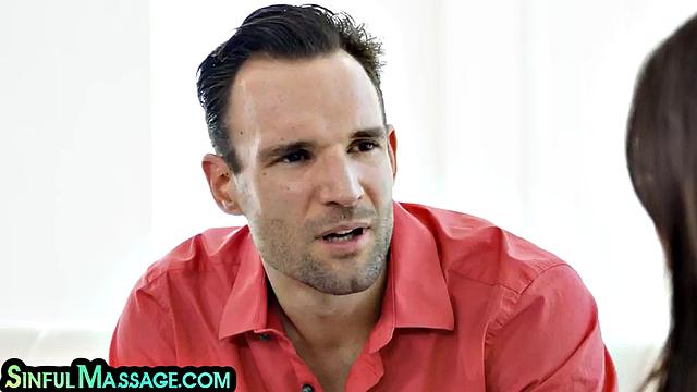 Oiled Latina babe gets pussysmashed