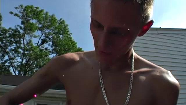 20 year old country boy Korey is washing his pickup truck when his 19 year old friend, and buddy, Jayson stops by.