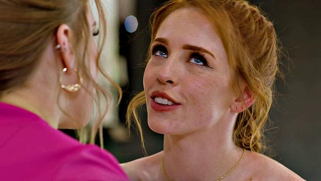 ALL GIRL MASSAGE - Two Hot Lesbian Redheads Enjoy Tongue Licking Their Wet Pussies