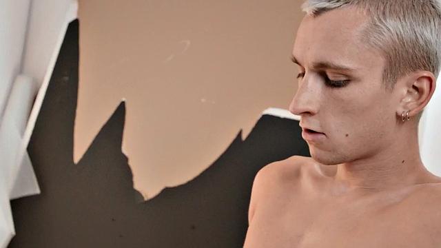 Ass fucked stud in missionary by perverted fucker