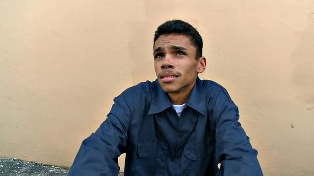 Ebony babe with glasses gets her tight ass nailed in public parking lot