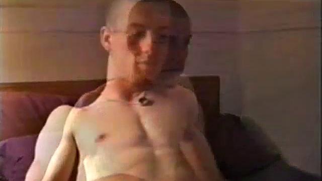 Adam strokes his cock after a skate session