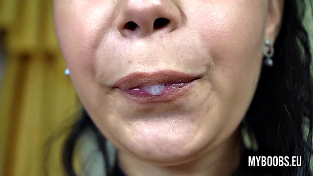 Spitting on Boobs By Sofia Lee