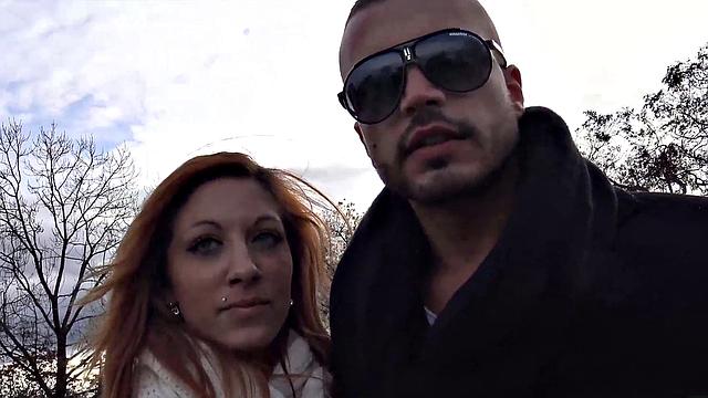 HUNT4K. For easy money red-haired gal cheats on grumpy boyfriend