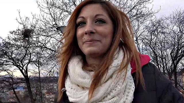 HUNT4K. For easy money red-haired gal cheats on grumpy boyfriend