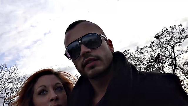 HUNT4K. For easy money red-haired gal cheats on grumpy boyfriend