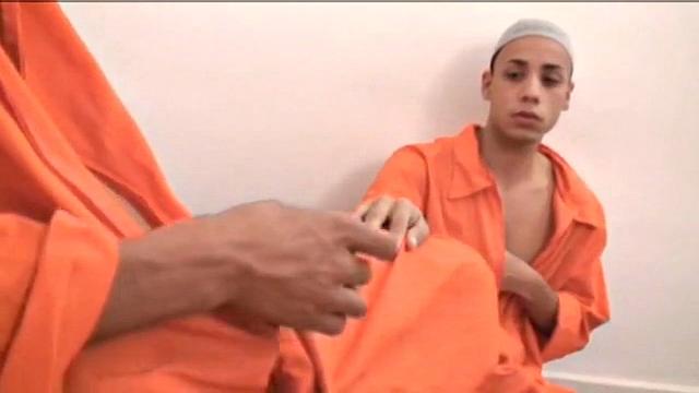 Dhul Fiqar is working on his semi in front of Yussef who reveals he's fully up by the sexy show. As Yussef moves closer, his eyes beg Dhul for that dick.