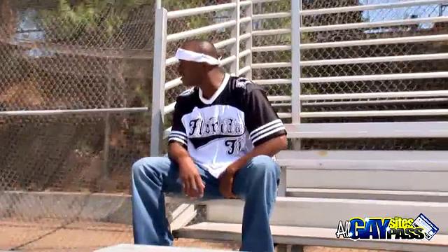 Horny Black Gay Goes Down