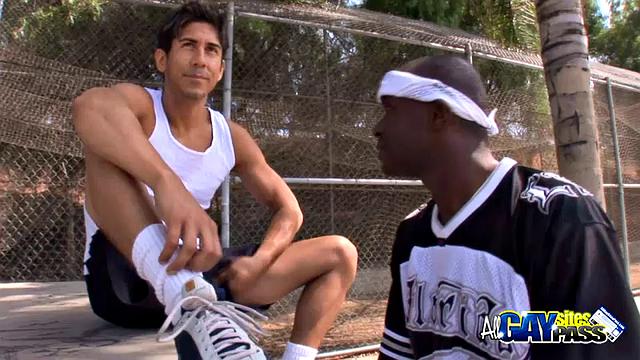 Horny Black Gay Goes Down