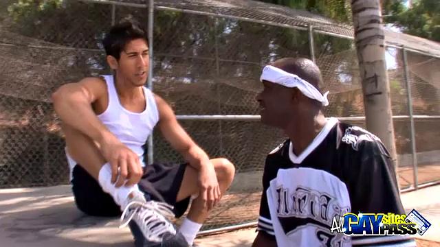 Horny Black Gay Goes Down