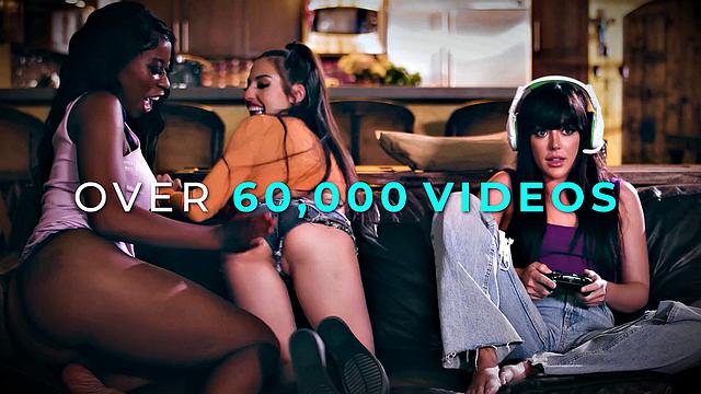 Captain Harmony Rivers's Cheerleader Tutoring For Lulu Chu Turns Into Steamy Pussy Feast