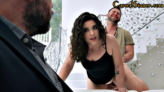 Cheating big bae cockriding her lover