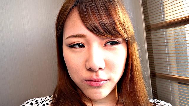 Shy girl Yuri puts on old school uniform for fucking