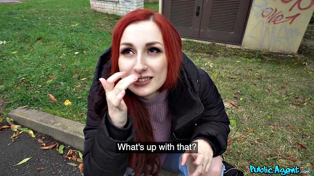 Tattoo Redhead Rides for Money