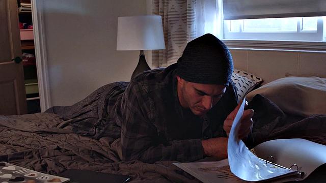 Man pounds busty babe in the office while she licks his shaft