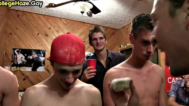 College boy banged in his asshole for fraternity